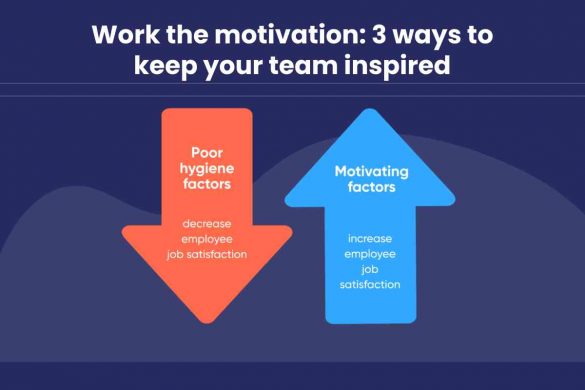 Work the motivation: 3 ways to keep your team inspired