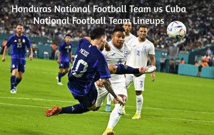 honduras national football team vs cuba national football team lineups