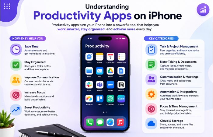 understanding productivity apps on iphone