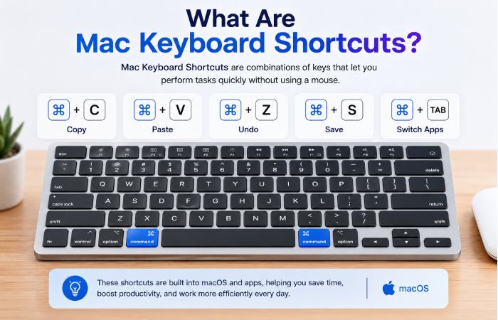 what are mac keyboard shortcuts